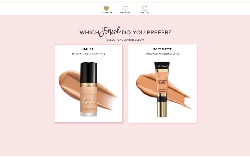 TooFaced - Quiz Selection